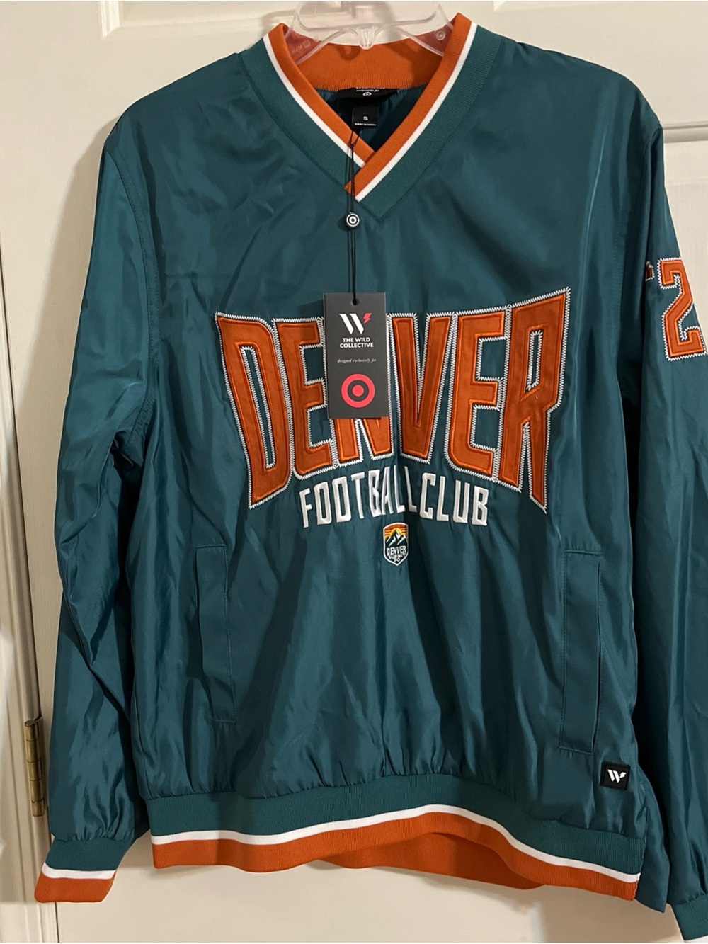 Denver Football Club Pullover Windbreaker jacket NWT